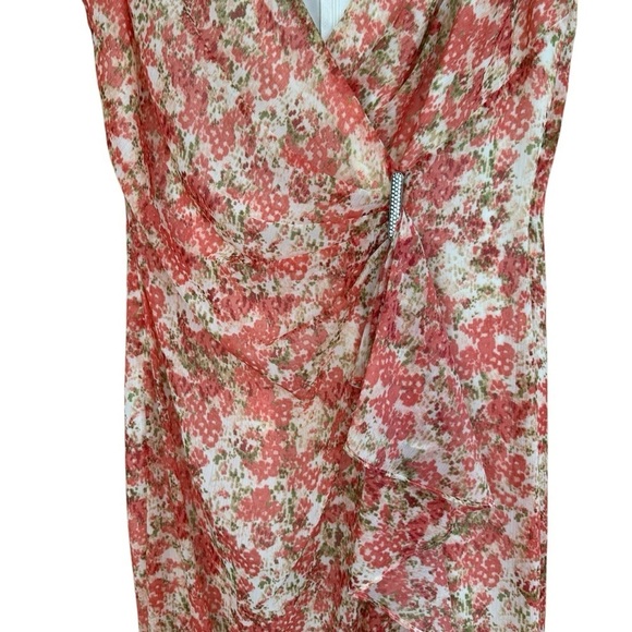 LAUREN Ralph Lauren Floral Ruffle-Trim Georgette Gown, size 8 - Picture 5 of 14